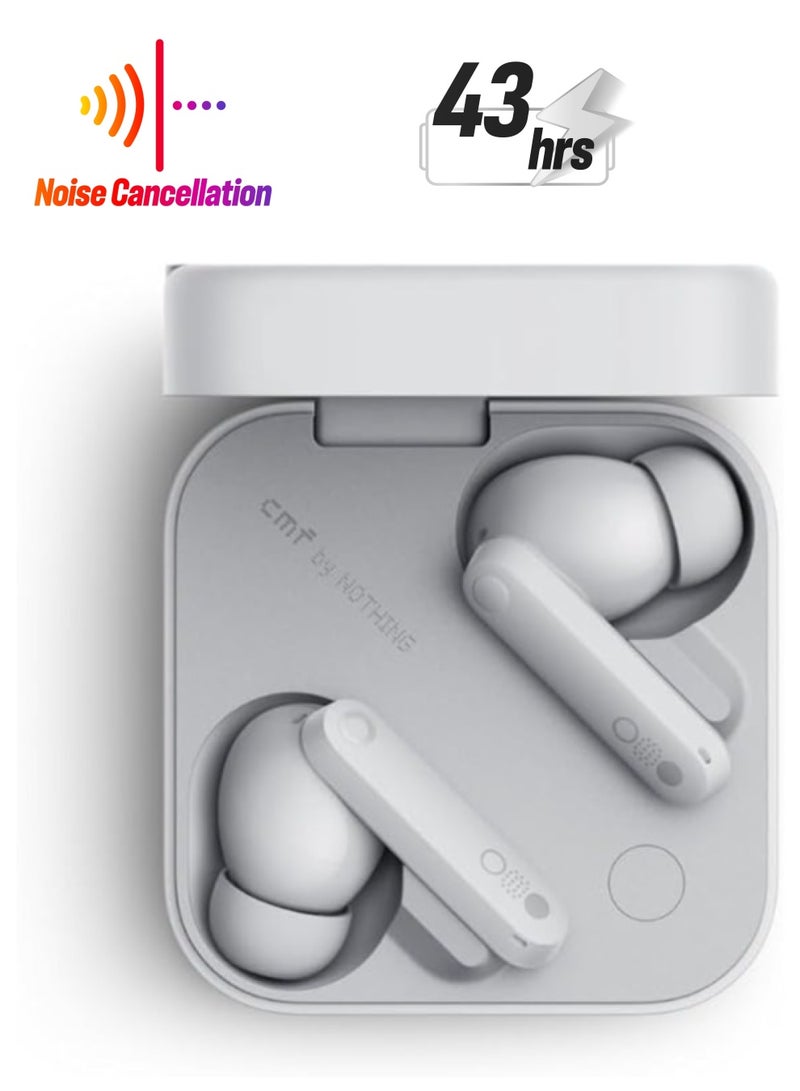 CMF Buds Pro 2 With Smart Dial, Up to 43 Hours Battery Life - White - Image 1