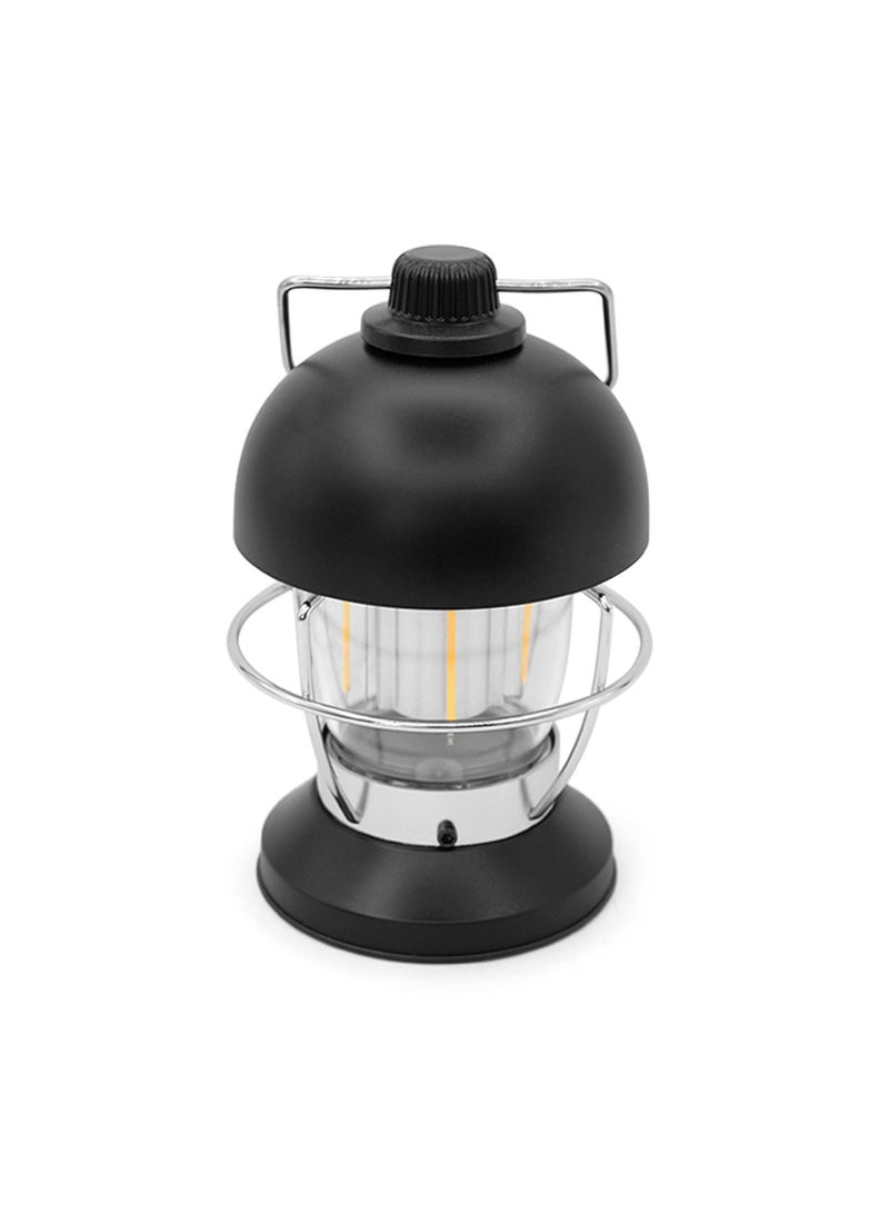 USB Rechargeable Camping Lantern Outdoor Hanging Light Lamp LED Tent for Garden Yard Patio Porch - Image 1