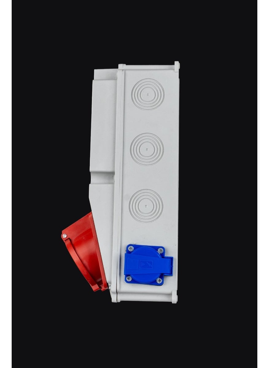 nead - 2 Pieces 3X25A / 2 Pieces 1X16A Panel Socket Combination Box - Image 1