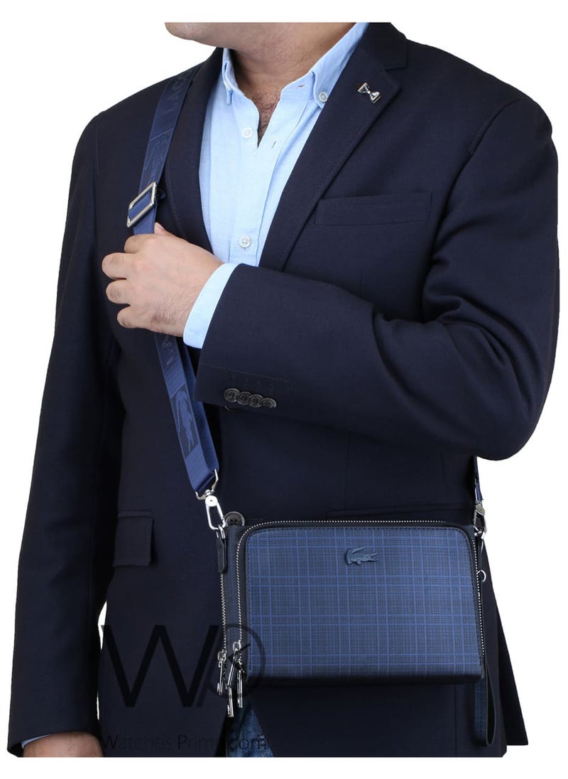 LACOSTE Lacoste Handbag Blue Crossbody Wash Bag Men  - Image 2