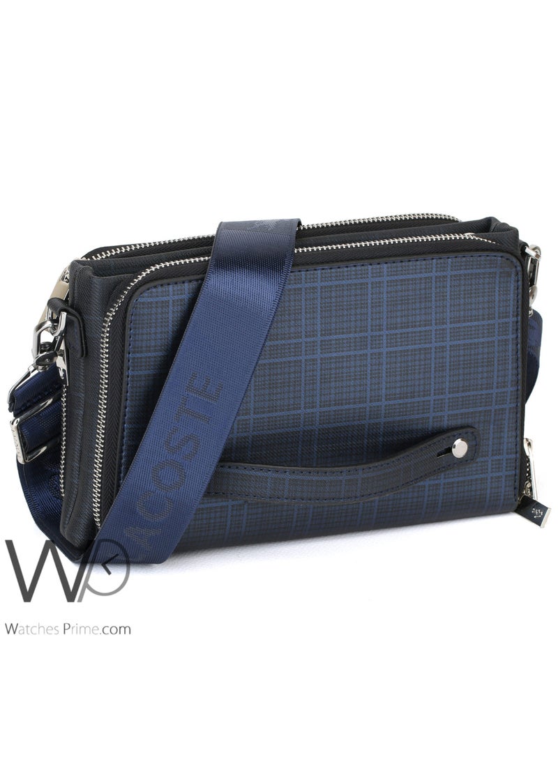 LACOSTE Lacoste Handbag Blue Crossbody Wash Bag Men  - Image 5