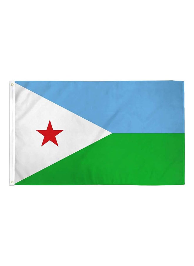 THE BABA Djibouti Flag 120X180Cm 4X6Ft  - Image 1