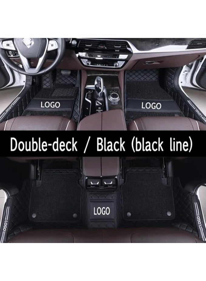 Premium 9D Leather Floor Mats Compatible with BYD F0 2010-2022 All Inclusive Protection Dual Layer Waterproof Dirt Proof - Image 4