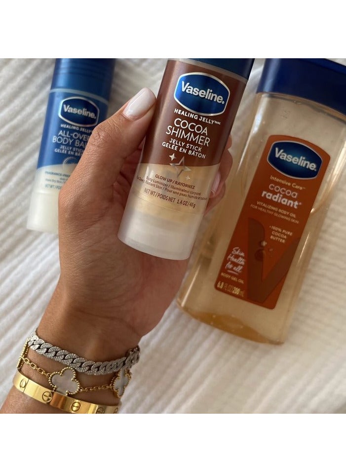 فازلين عصا ترطيب هلامية من فازلين بزبدة الكاكاو للبشرة الجافة وزيت الجسم 40ج - Image 3