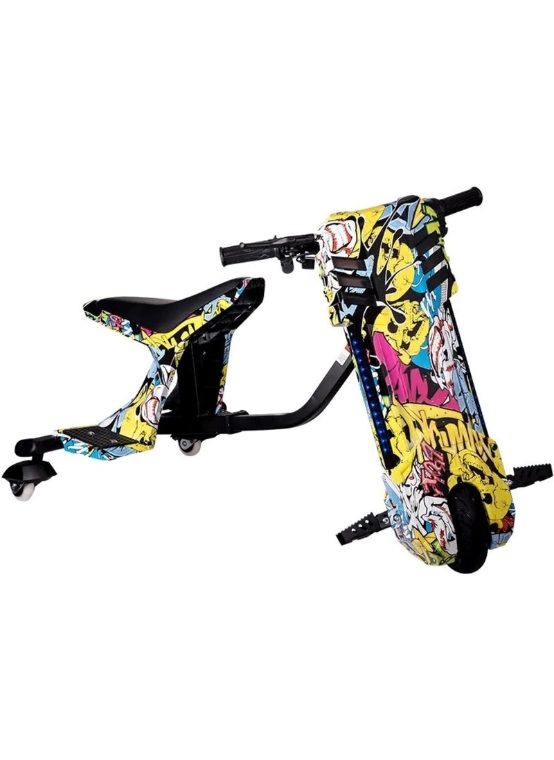 Winner Sky 3 Wheel Drifter 36v Electric Scooter 360 Degree Rotation with Led Light Comfortable Seat and Bluetooth Assorted  - Image 2