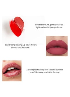 AMYTIS GARDEN SUPER STAY LIPSTICK - RICH, LONG-LASTING COLOR WITH FILLER AND BOTOX EFFECT Light Pink Nude  - Image 3