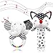 XIXILAND Baby Rattles 06 Months Newborn Toys Infant Toys 06 Months Rattles for Babies 06 Months Baby Toys 06 Months Black and White High Contrast Baby Toys for Newborn 0 3 6 9 12 Months Girls Boys - Image 3
