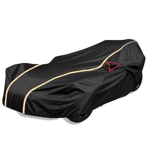 MDPROMCP Slingshot Cover Waterproof Vented Cover Compatible with Polaris Slingshot 2015-2023 Heavy Duty All Weather Protection with Reflective Strips - Image 1