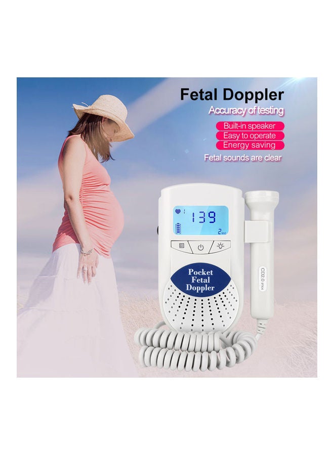 NIBEMINENT Baby Heart Beat Pocket Fetal Doppler - Image 3