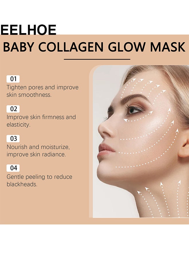 إيلهو قناع T3 كولاجين بيستلو ، قناع توهج كولاجين Pestlo Baby ، قناع كولاجين Pestlo T3 ، قناع تقشير الكولاجين T3 ، قناع الوجه الكوري للعناية بالبشرة ، أقنعة الوجه المضادة للتجاعيد - Image 5