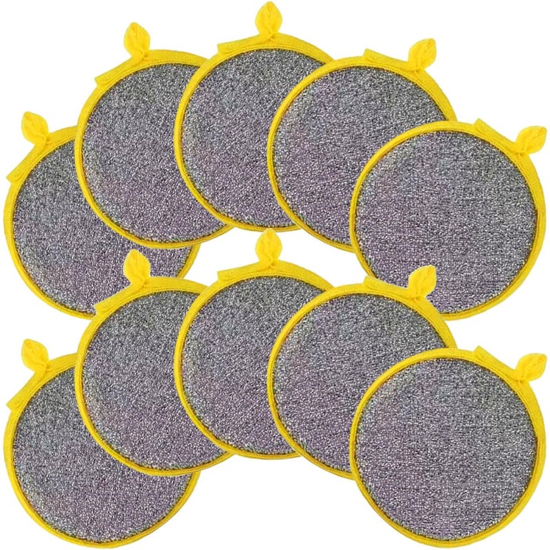20Pcs Dual Sided Non Scratch Scrubber Sponges Thick Absorbent Dishwashing Cleaning Pads - Image 2