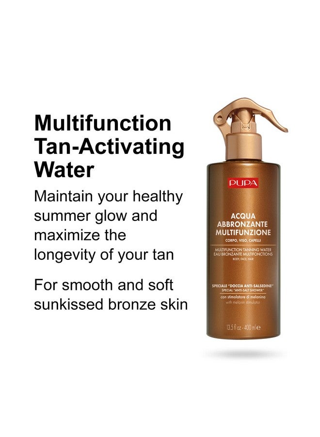 PUPA Milano Multifunction Tanning Water Lightweight Mist Tanning Accelerator For The Perfect Summer Glow Achieve A Tanned Bronze Complexion Infused With Castor Oil For Skin Hydration 13.5 Oz - Image 3