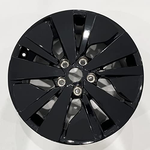 SlickMod تغطية فينيل سوداء SlickMod Chrome Delete لعجلات نيسان ألتيما 2019-2022 بحجم 17 بوصة (أسود لامع) - Image 4