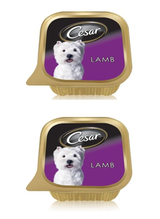 Cesar Lamb Wet Dog Food - 100G PACK OF 2 - Image 1