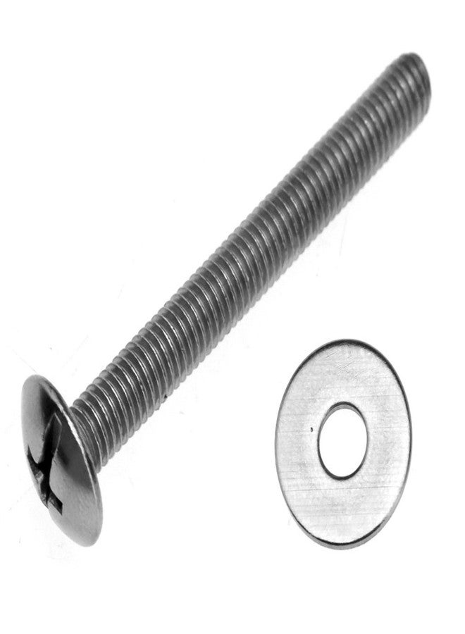 Micro Trader 2pcs Toilet Top Cover Lid Seat Fixings WC Blind Hole Fitting White Screws - Image 5