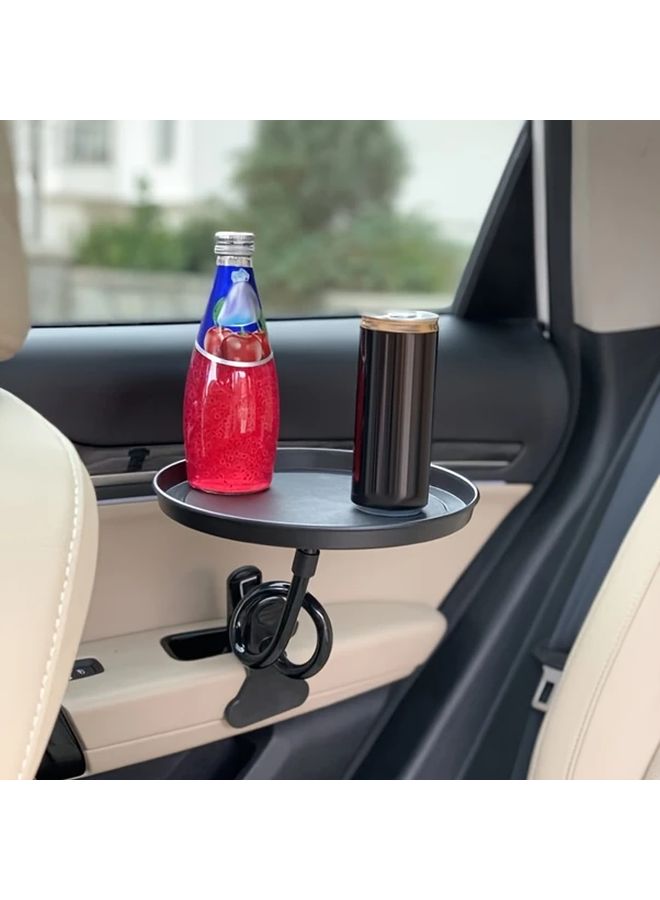 1pc Travel Food Beverage Holder With Non Slip Tray For Road Trips Restaurants And Outdoor Use - Image 3