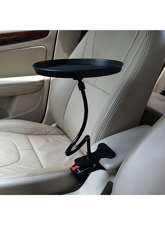 1pc Travel Food Beverage Holder With Non Slip Tray For Road Trips Restaurants And Outdoor Use - Image 1