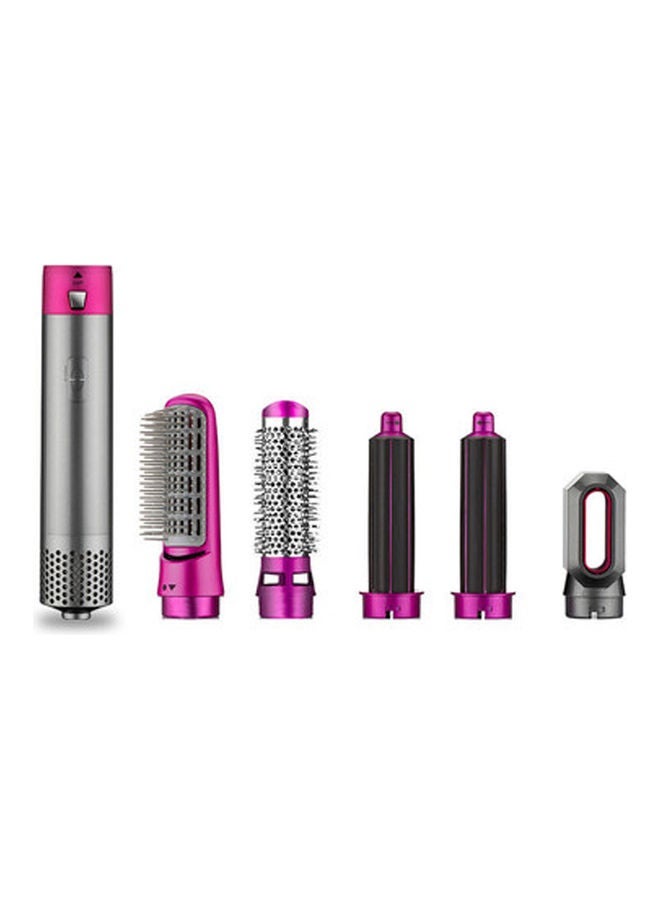 NIBEMINENT 4-Piece Hair Dryer Straight Curling Stick Pink 30x24x6.5cm - Image 1