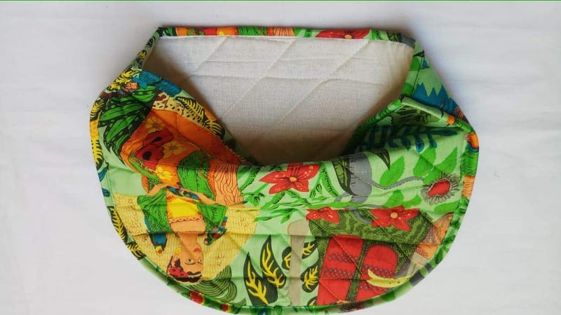 Malan Bai Mandala Tea Cozy Cover Green rarida Hand Block Winter Tea Cozy Cotton Tea Kettle Warmer Pot Cover Hot Coffee Cover Handamde Kitchen Décor Brand: Malan Bai - Image 3