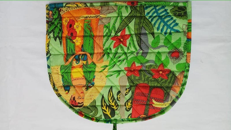 Malan Bai Mandala Tea Cozy Cover Green rarida Hand Block Winter Tea Cozy Cotton Tea Kettle Warmer Pot Cover Hot Coffee Cover Handamde Kitchen Décor Brand: Malan Bai - Image 1