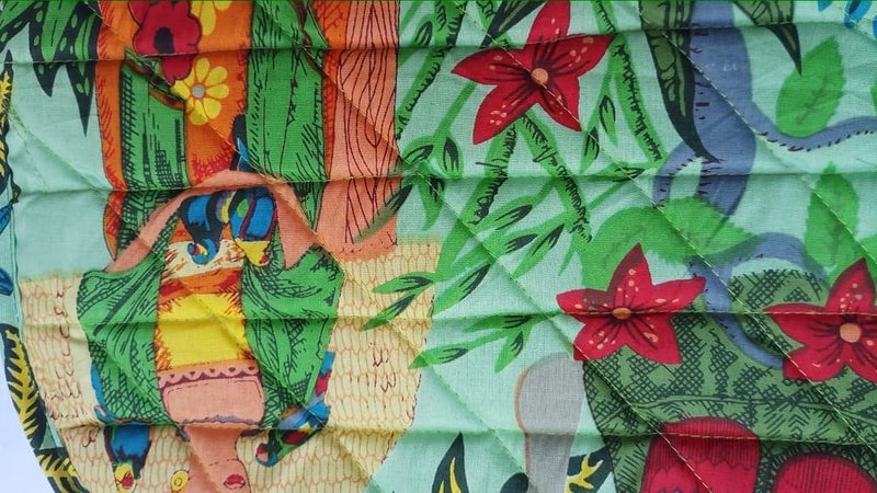 Malan Bai Mandala Tea Cozy Cover Green rarida Hand Block Winter Tea Cozy Cotton Tea Kettle Warmer Pot Cover Hot Coffee Cover Handamde Kitchen Décor Brand: Malan Bai - Image 2