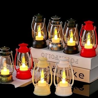 SAMEILI Lantern Lamp and Wall Hanging Candle Light Holder for Drawing Room,Home Decor Candle (Black, Pack of 1) - Image 2