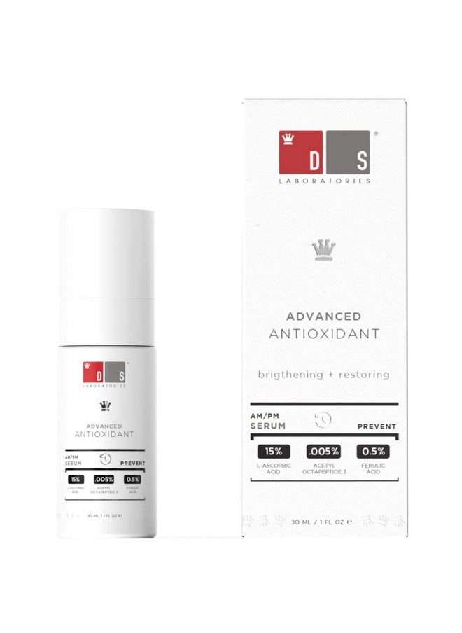 DS LABORATORIES - Antioxidant Serum For Face Anti Aging Face Brightening Serum Wrinkle Remover For Face Vitamin C And Ferulic Acid Fragrance And Paraben Free 100% Vegan - Image 1