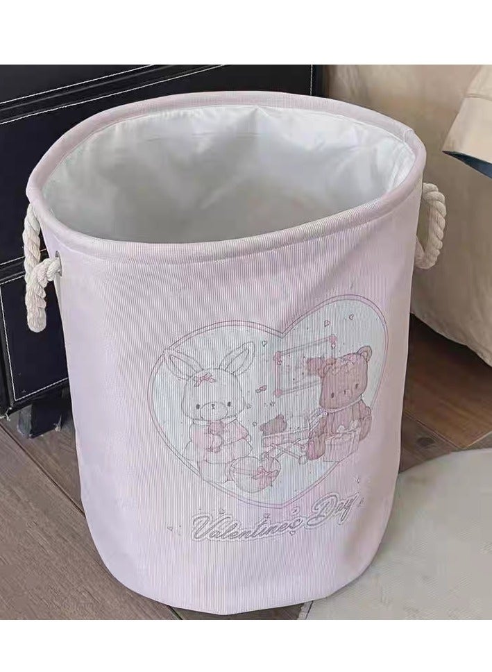 RONGXTAPE A large-capacity, Foldable Fabric Laundry Basket For Storing Dirty Clothes, Suitable For Dormitories And Apartments - Image 4