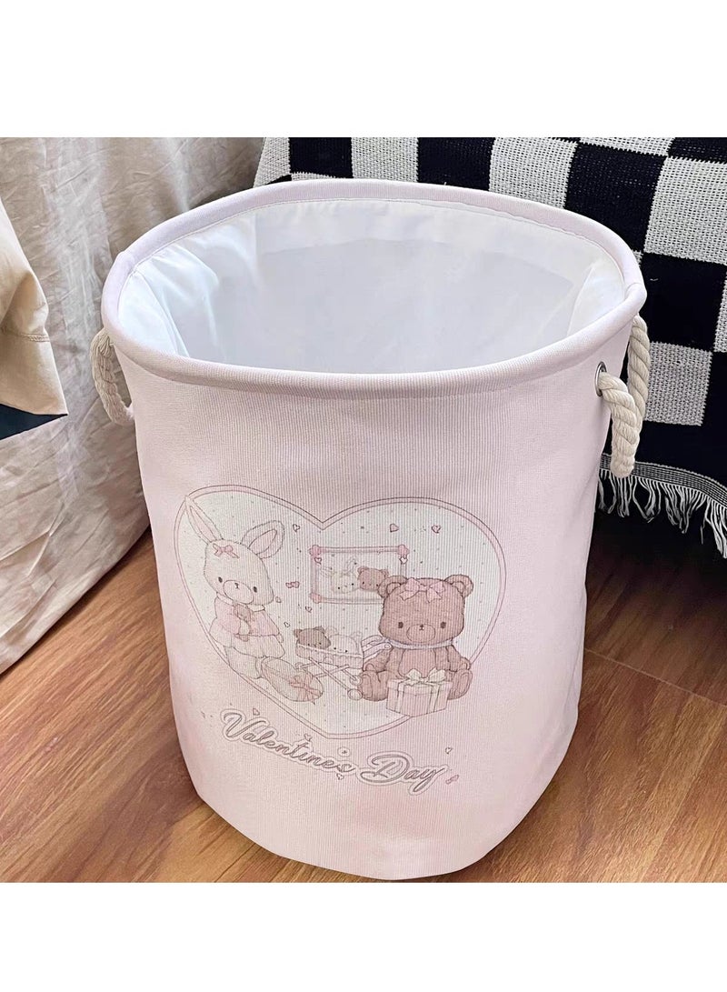 RONGXTAPE A large-capacity, Foldable Fabric Laundry Basket For Storing Dirty Clothes, Suitable For Dormitories And Apartments - Image 3