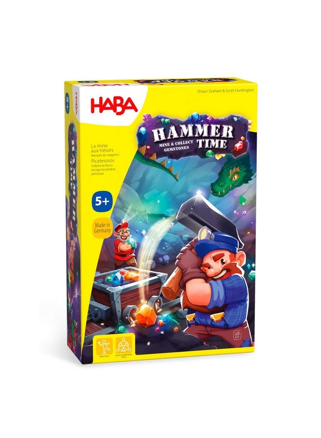 HABA Hammer Time: A Fun Kids Treasure Hunt Board Game, Family Party Game with Gems & Strategy for Ages 5+ - Image 1