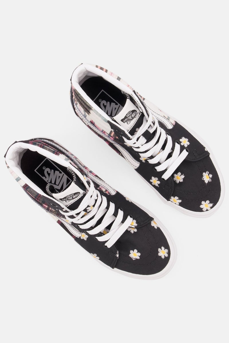 VANS أحذية تزلج عالية القطع للنساء، مجموعة سوداء - Image 4