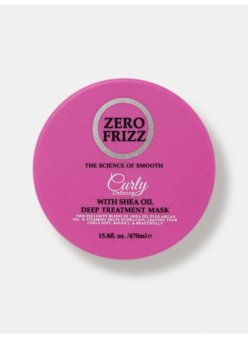Zero Frizz Curly Defining Shea OIL Hair Mask 470ml - Image 2