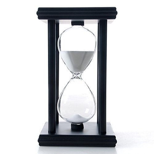 B BELLAWARE Bellaware Hourglass Sand Timer, 30 Minutes Wood Sand Clock - Image 2
