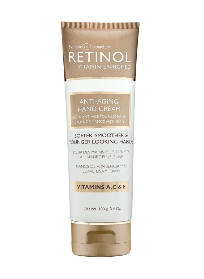 RETINOL Anti-Aging Hand Cream – The Original Retinol Brand For Younger Looking Hands –Rich, Velvety Hand Cream Conditions & Protects Skin, Nails & Cuticles – Vitamin A Minimizes Age's Effect on Skin - Image 1