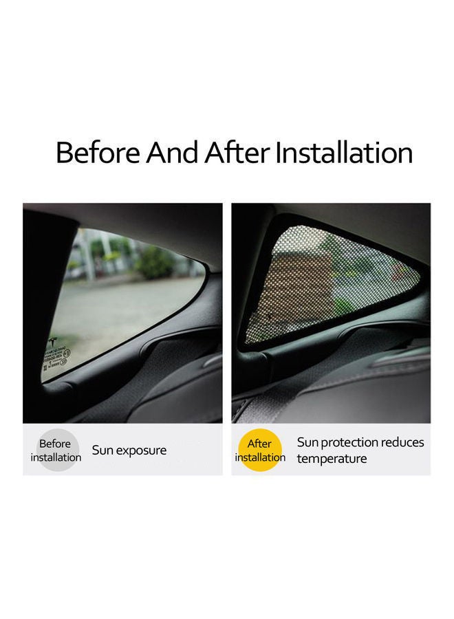 نيبمينينت شبكة واقية من الشمس بتصميم شبكي مكون قطعتين - Image 2