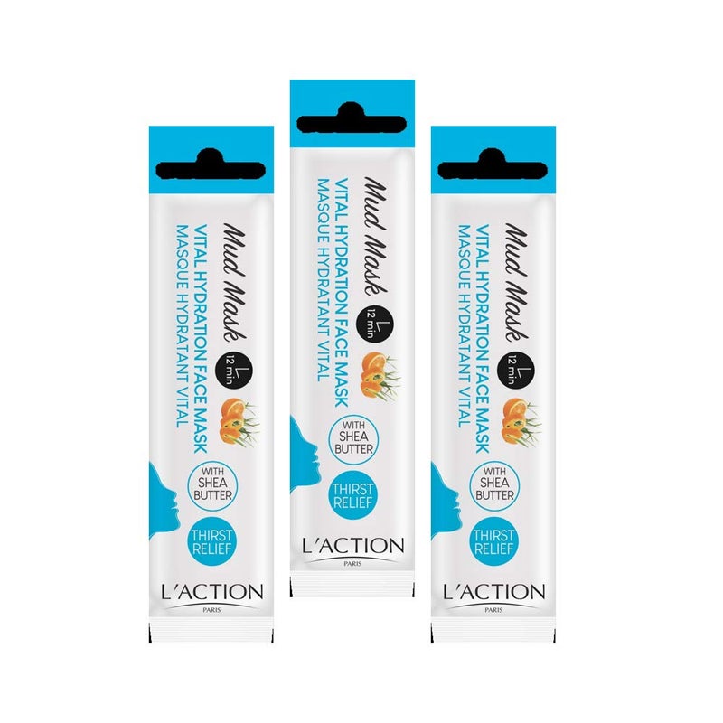 L'Action Paris L'Action Paris Vital hydratation Face Mask - TRIO