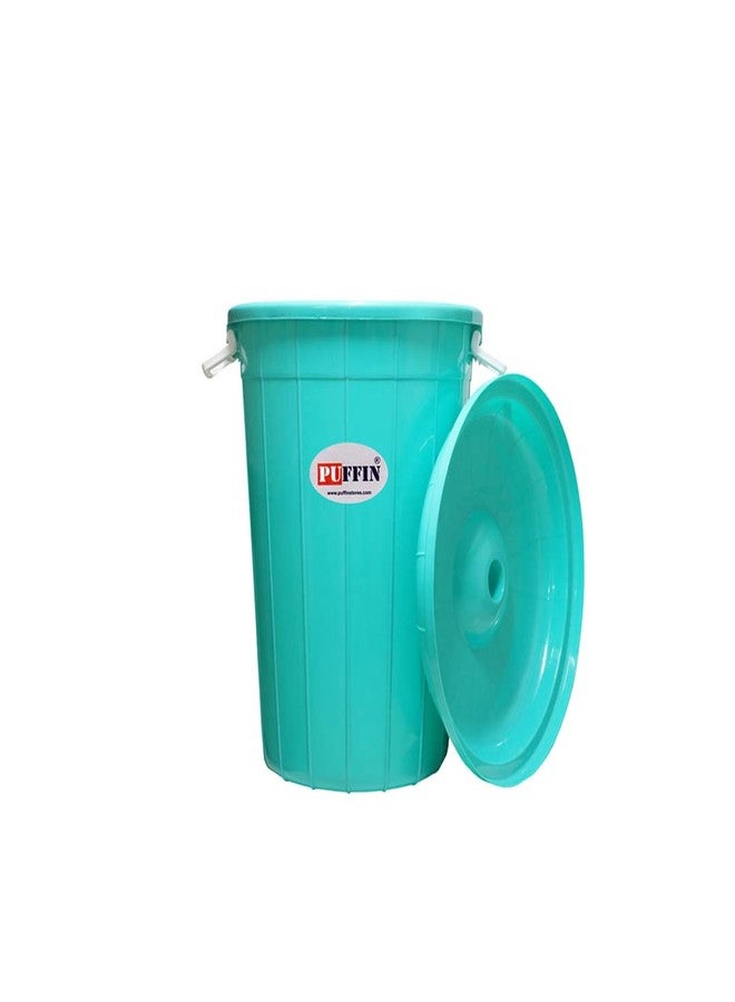 PUFFIN Multipurpose Plastic Storage-Bucket Drum (50ltr pack of 2) green - Image 5