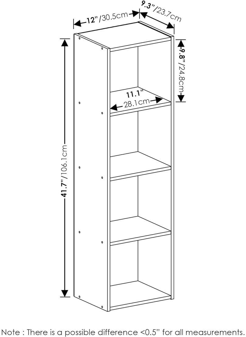 Oakcraft Oakcraft Multipurpose Single Cube Storage Organizer Unit Bed Side Table Type Rack DIY Shelf Cabinet Space Saver  - Image 2