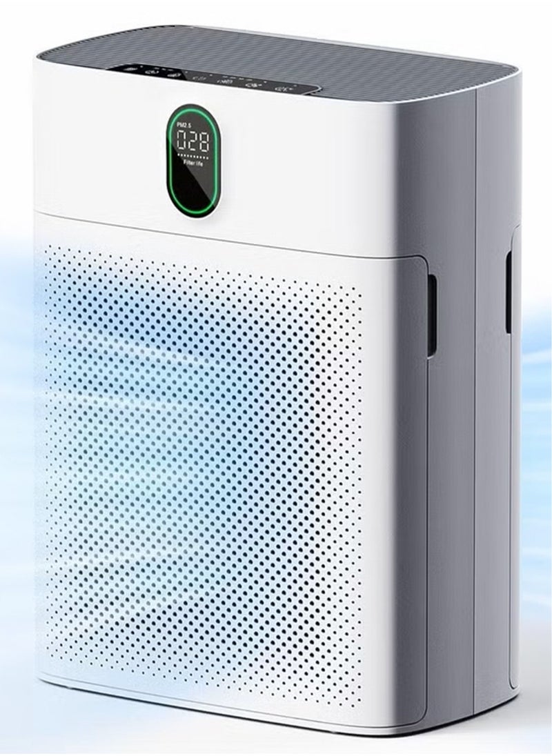 Elysium - Air Purifiers For Home With PM 2.5 Display Air Quality Sensor, True HEPA H13 Filter For Dust, Remove 99.6% Of Pet Hair With Double-sided Air Inlet,24dB Quiet Operation - Image 1