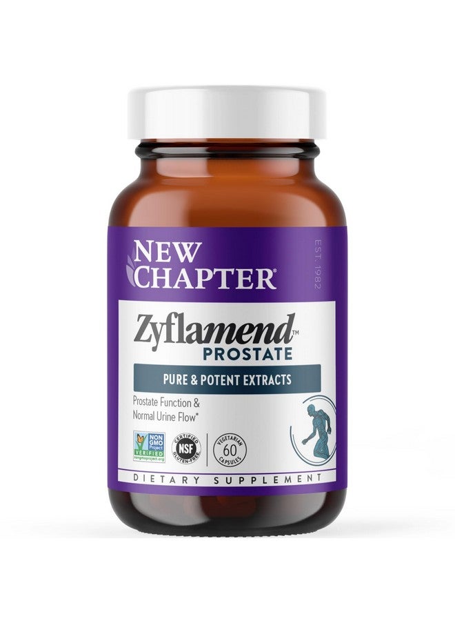 نيو تشابتر مكمل غذائي جديد للبروستاتا من شركة نيو تشابتر، زيفلامند بروستاتا مع نخيل المنشار + زيت بذور اليقطين + الكركم لصحة البروستاتا، كبسولة نباتية، 60 كبسولة - Image 1