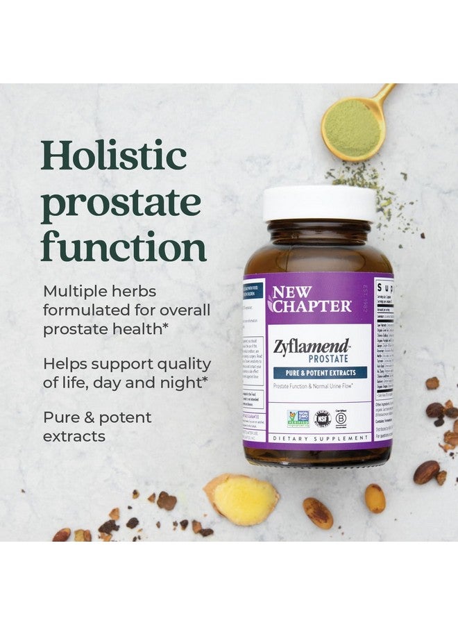 نيو تشابتر مكمل غذائي جديد للبروستاتا من شركة نيو تشابتر، زيفلامند بروستاتا مع نخيل المنشار + زيت بذور اليقطين + الكركم لصحة البروستاتا، كبسولة نباتية، 60 كبسولة - Image 4