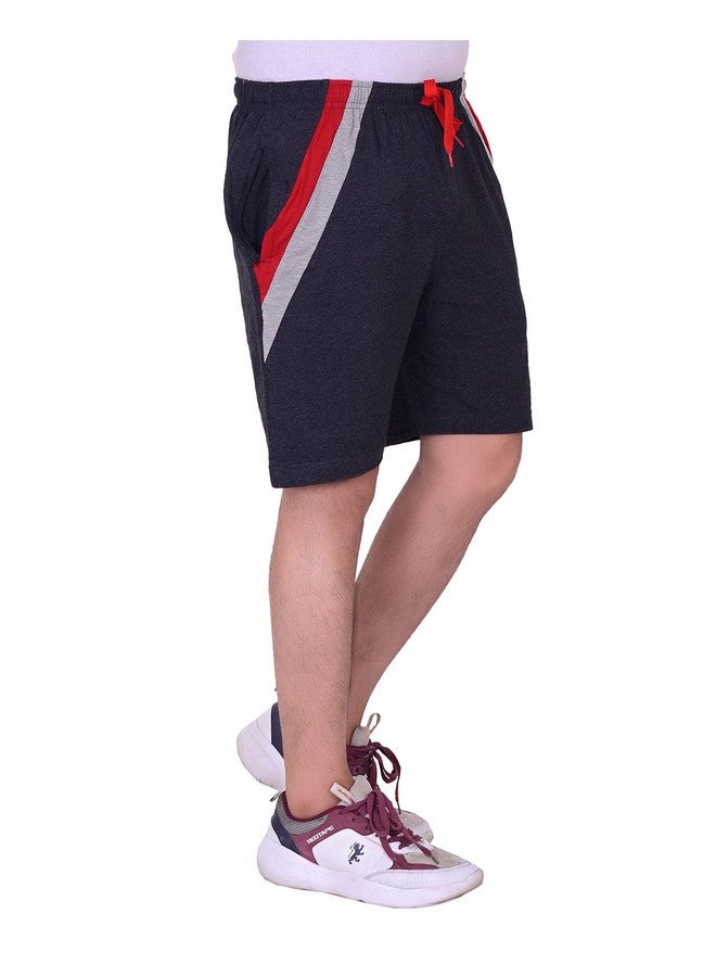 Vego VEGO Men's Regular Shorts (MS-6060-CHARCOL-40_Charcoal_3XL) - Image 4