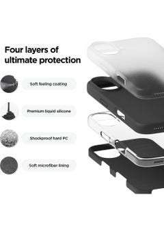 X-level Liquid Silicone Case Cover For iPhone 16 Plus,Silky Soft Touch Full Body Protective Phone Case Anti Scratch Shockproof Cover With Microfiber Lining,Slim Protective Back Cover with Comfortable Hold Touch Feeling and Anti-fingerprint  - Image 2