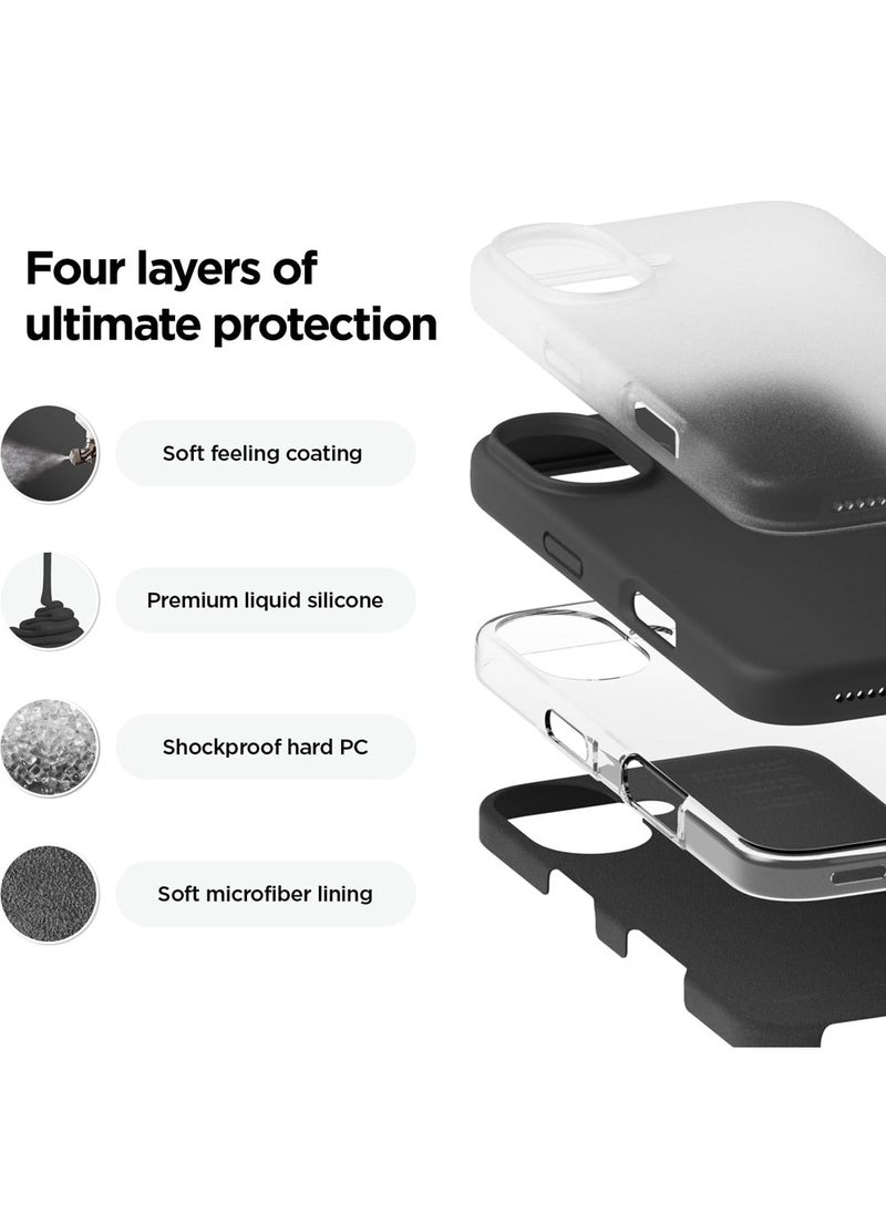 X-level - Liquid Silicone Case Cover For iPhone 16 Plus,Silky Soft Touch Full Body Protective Phone Case Anti Scratch Shockproof Cover With Microfiber Lining,Slim Protective Back Cover with Comfortable Hold Touch Feeling and Anti-fingerprint - Image 1
