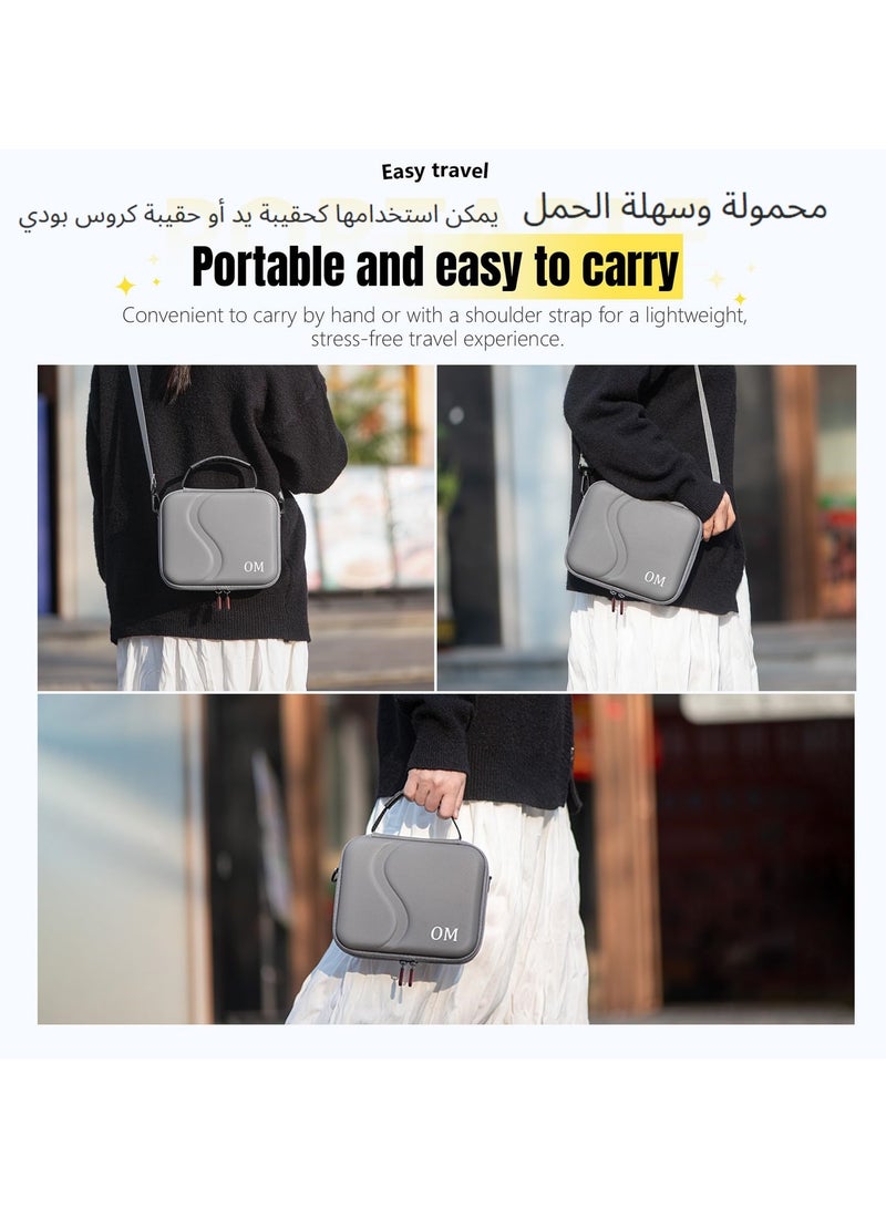 Osmo Mobile 7P Case, Portable PU Shoulder Bag for Dji Mobile 7 Pro/7, Gimbal Stabilizer Travel Case for DJI Osmo Mobile 7/7P Accessories - Image 5