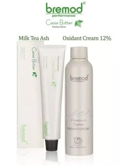 BREMOD Bremod Premium Complete Set Series 8.17 MILK TEA ASH Hair Color 100ml. Bremod OXIDIZER 100ml .Bremod SUPER PLEX 10ml with TOP SMOOTH Hair Reconstructor sachet 50ml  - Image 3