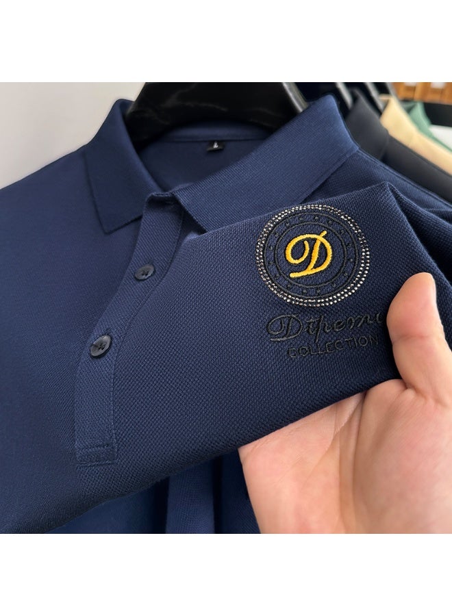 D DESIGNS Short Sleeve Polo Shirt Men Summer Trend Design Brand Embroidery  Cool Breathable Casual T-shirt Men's Clothing - Image 1