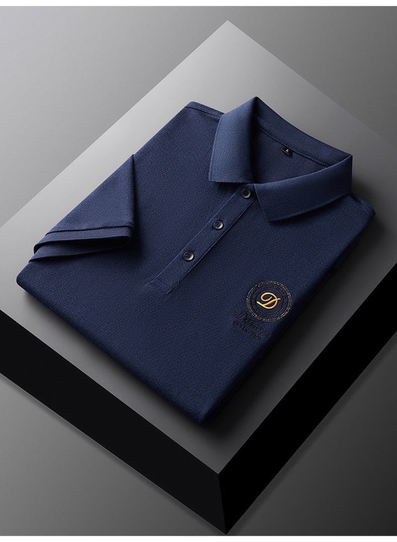D DESIGNS Short Sleeve Polo Shirt Men Summer Trend Design Brand Embroidery  Cool Breathable Casual T-shirt Men's Clothing - Image 2