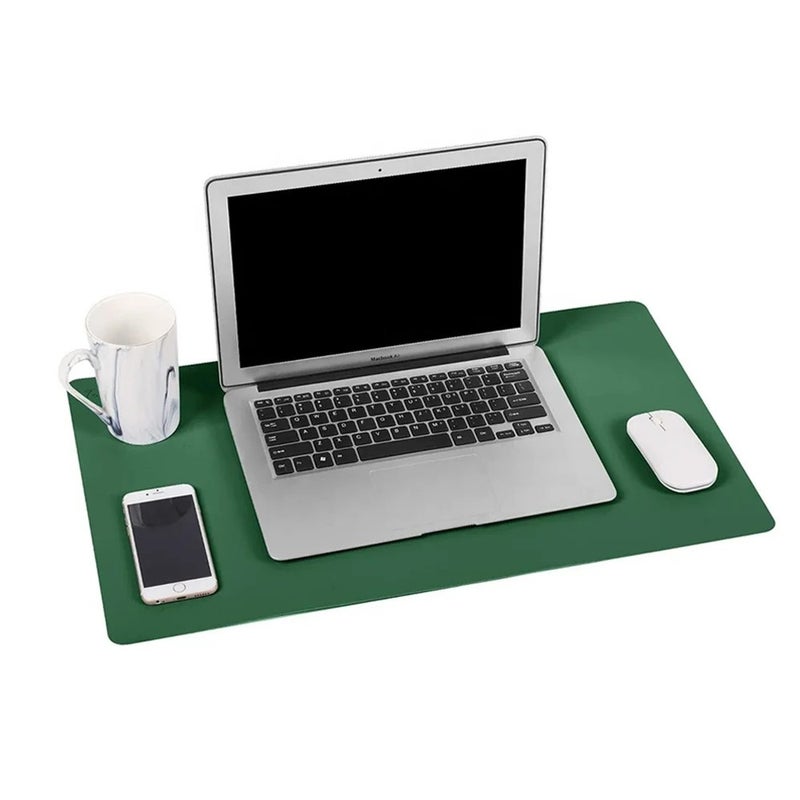 Y&D Dual Sided Desk Pad 24\ x 14\ PU Leather Desk Mat - Waterproof Desk Blotter Protector & Large Mouse Pad - Office & Home Desk Pads - Image 2