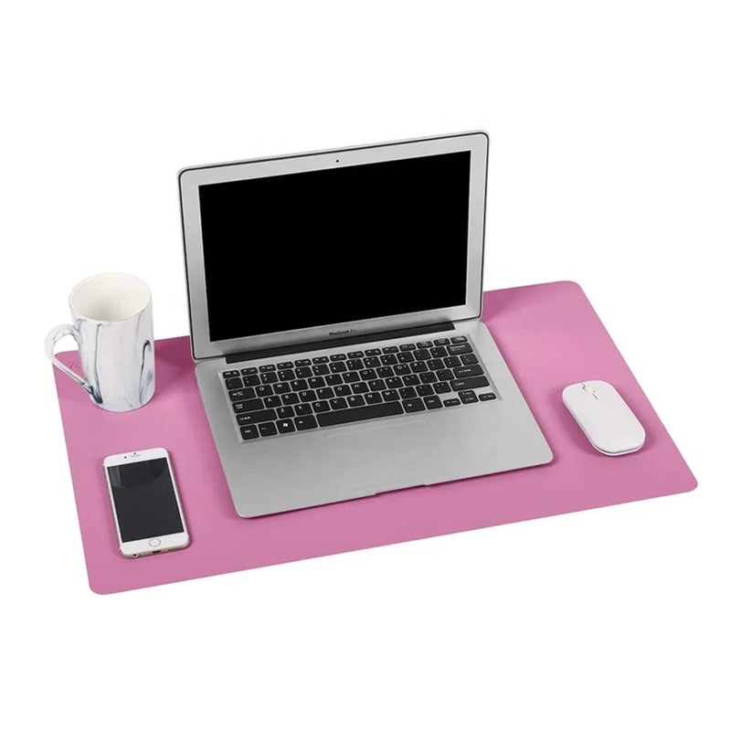 Y&D Dual Sided Desk Pad 24\ x 14\ PU Leather Desk Mat - Waterproof Desk Blotter Protector & Large Mouse Pad - Office & Home Desk Pads - Image 3